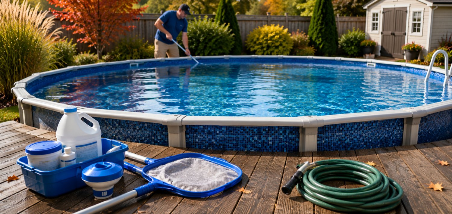 Getting the pool ready for the season